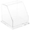 Plymor Clear Acrylic Slanted Front Display Case, 4" x 4" x 4"